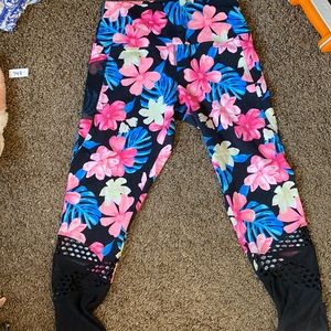 Floral leggings